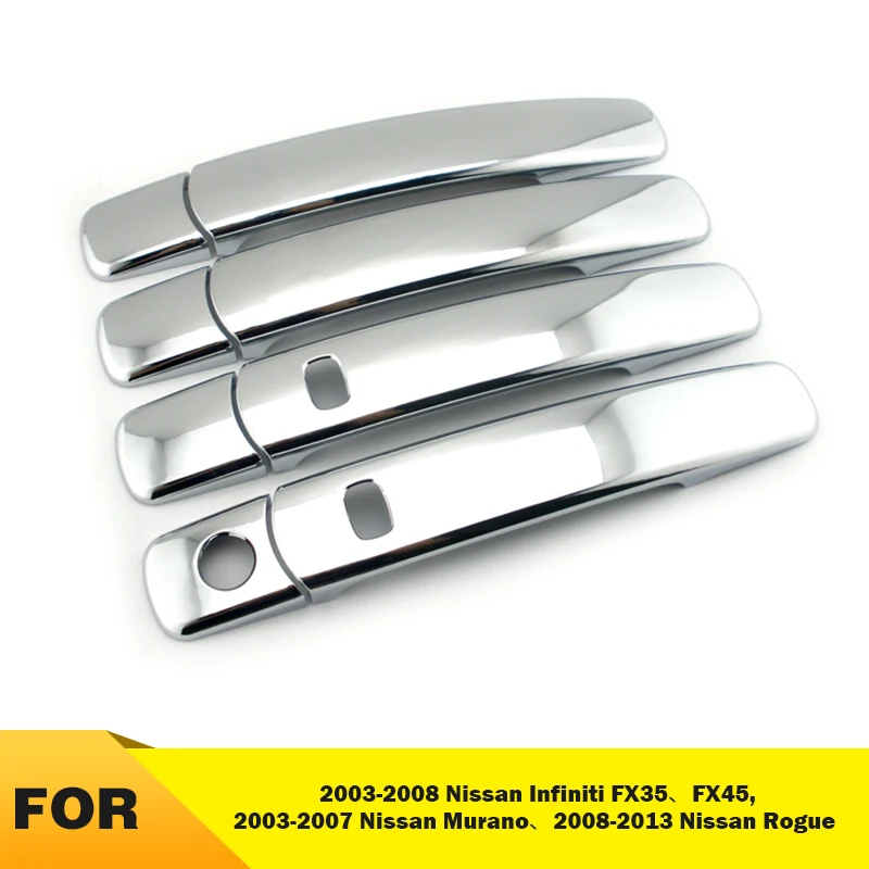 Chrome decoration Door handle cover trim for Nissan Rougue X-TRAIL 2008-2013 Murano Infiniti FX35 FX45 2003-2008 | Автомобили и