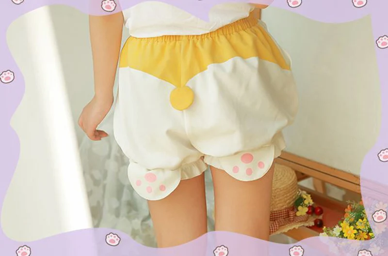 Szblaze женские корги пемброк забавные попки тыквы шаровары шорты брюки Kawaii Милые безопасности короткие брюки для девочек