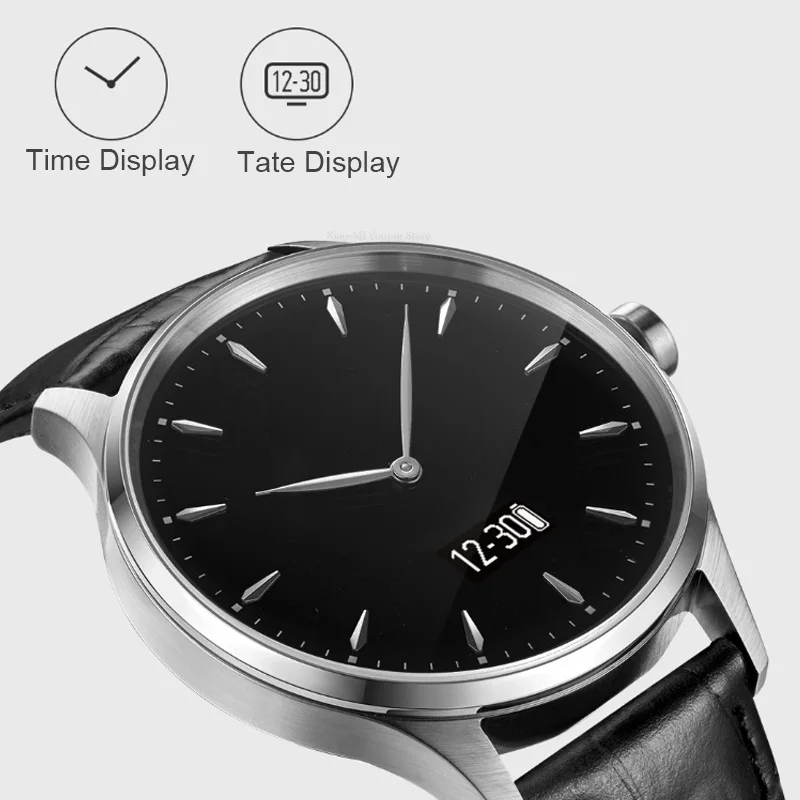 Умные часы Xiao mi jia, сапфировые, водонепроницаемые, со спортивным датчиком, BLE4.0, беспроводное подключение, двойное время, дисплей, mi Home