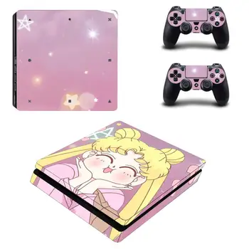 

Anime Sailor Moon PS4 Slim Skin Sticker Decal Vinyl for Playstation 4 Console and Controllers PS4 Slim Skin Sticker