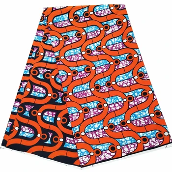 

high quality Ankara fabric African real wax print guarantee veritable real wax cloth 100% cotton tissue dress material