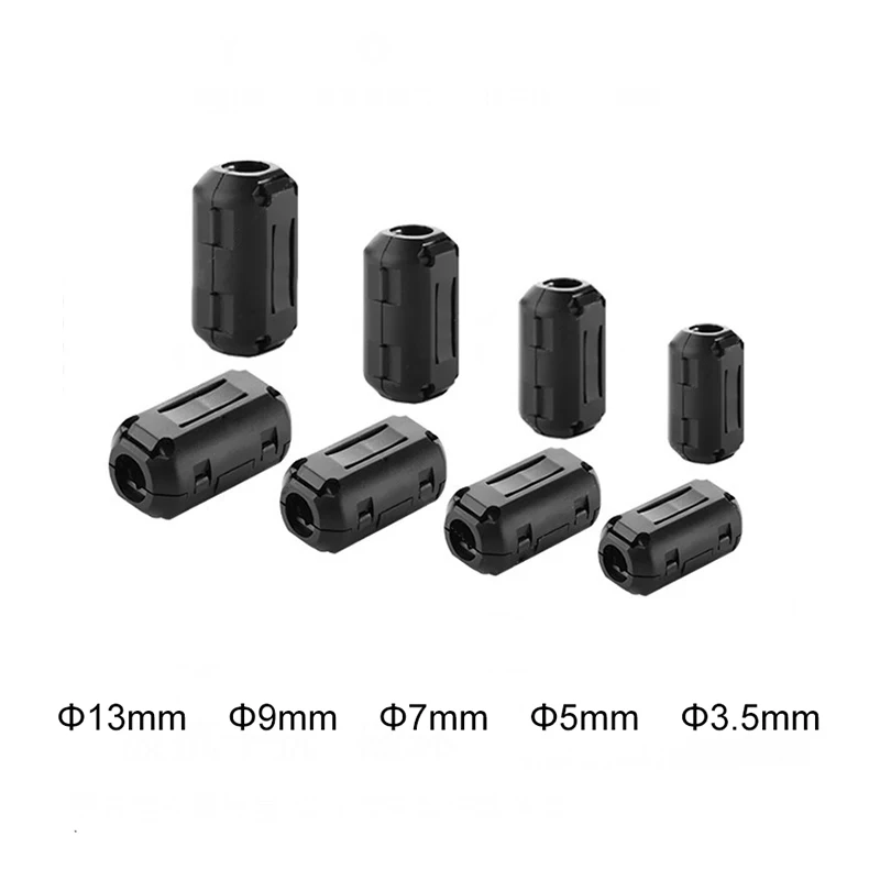 Magnetic-Ring-Core Cable-Clip Suppressor FERRITE-FILTER Earphone-Cable USB Noise EMI