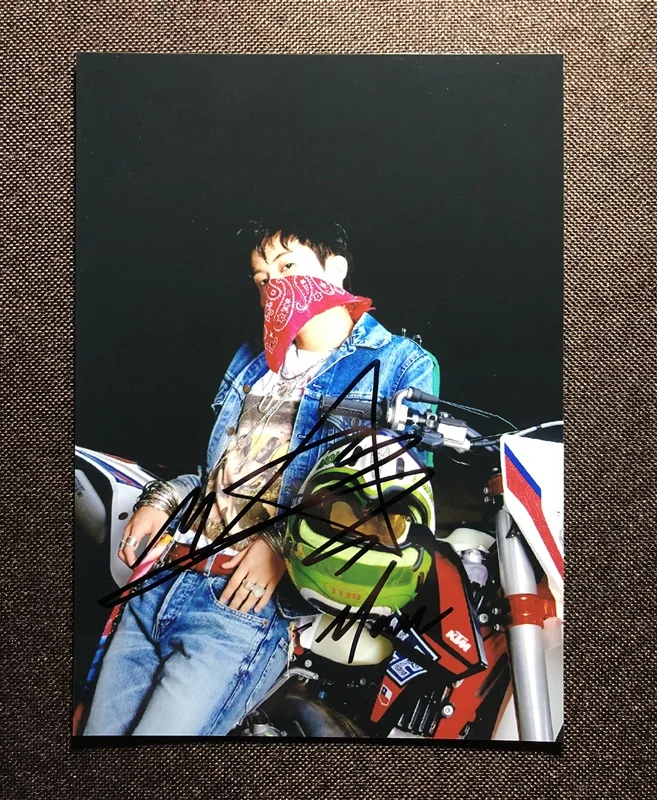 Ручная подписка SuperM MARK фото с автографом NCT 127 5*7 092019N8