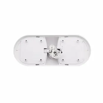

RV LED 12v Fixture Ceiling Camper Trailer/Marine Double Dome Light 620LM 48-LEDs