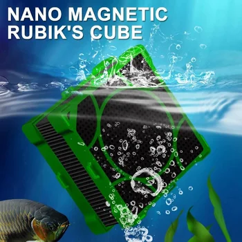 

Newly Aquarium Filter Cubes Strong Filtration Absorption Activate Carbon Magnetic Fish Tank Water Purifier XSD88