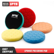 

(Bulk Sales) SPTA 3"(80mm)/5"(125mm)/6"(150mm) Car Spong Buffing Polishing Pads & Buffing Pads For DA/RO/GA Car Buffer Polisher