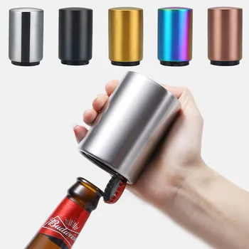 

Kitchen Automatic Magnetic Beer Openers Stainless Steel Bottle Opener Beer Opener Bar Wine Opener Tool destapadores de cerveza