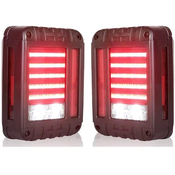 

DHBH-LED Tail Lights for 07-17 Jeep Wrangler Reverse Light Turn Signal Lamp Running Lights for Jeep Wrangler JK