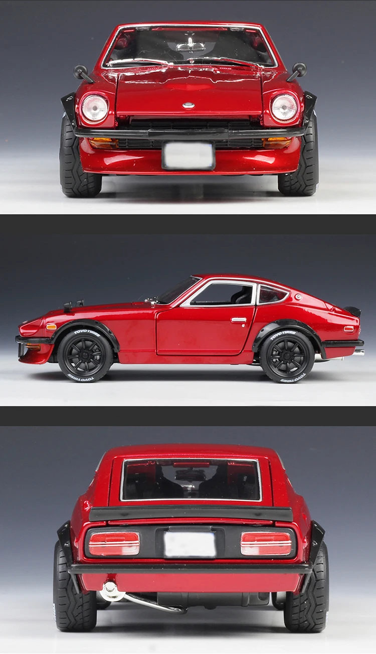 Maisto 1:18 1971 Datsun 240Z машина под давлением для nissan красная машина под давлением Коллекционная модель автомобиля игрушки Детские игрушки Подарки