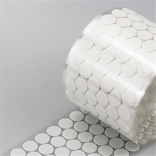 

500pairs 1000pcs Heat Resistance Self-adhesive Magic Dots the hooks sticker hook and loop Velcro fastener DIY Clothing