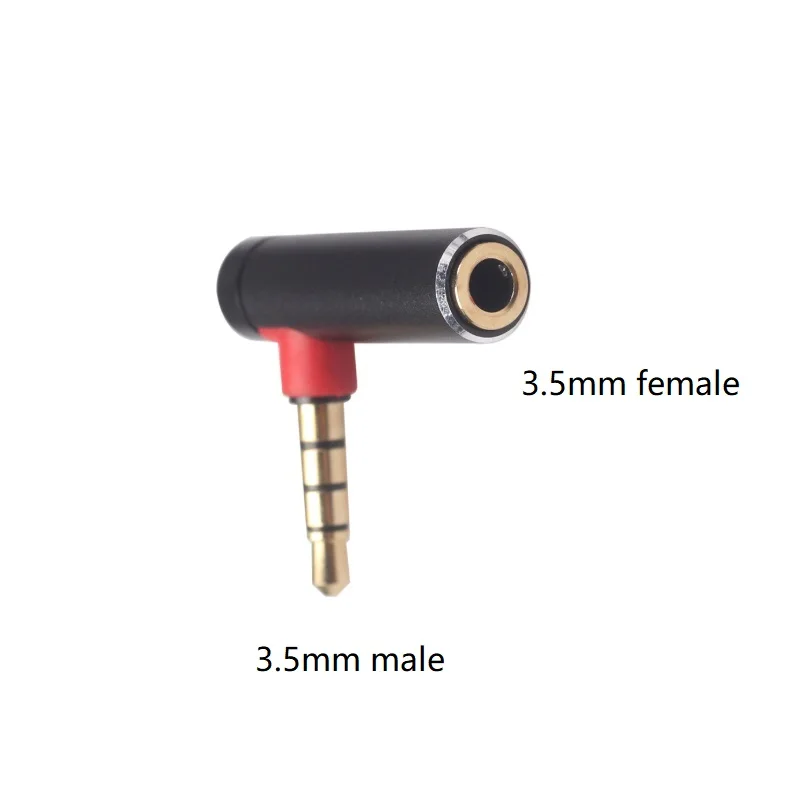 10pcs lot 3 5mm Male to Female 90 Degree Right Angled Adapter Converter Headphone Audio Microphone Jack Stereo Plug Connector