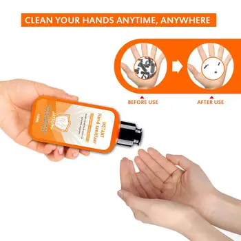 

100ML Multifunctional Cleaning Instant Hand Cleaning Agent Lotion Non-alcoholic Self-driving Travel Portable Hand Sanitizer