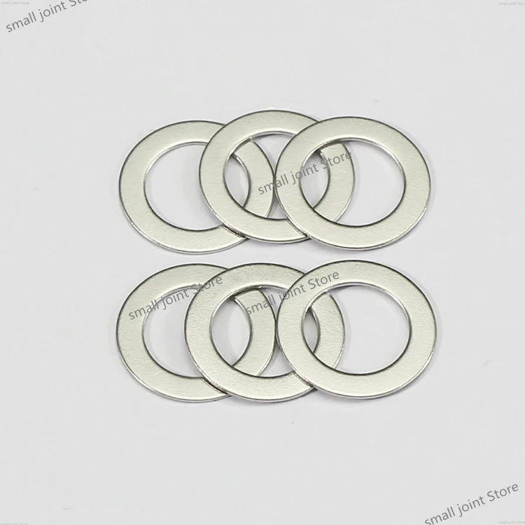 100 Pcs M12 Flat Thin Washer Shim 0.2 0.3 0.5mm 304 Stainless Steel