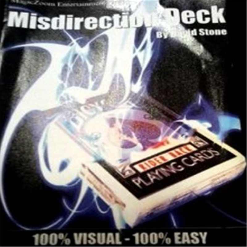 Misdirection Deck Magic Tricks Magician Card Magie Close Up Illusion Gimmick Accessories props Comedy Mentalism jumbo x ray envelope mentalism magic tricks illusions accessories stage magic props close up comedy