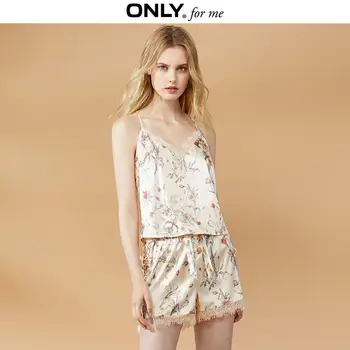 

ONLY Women's Autumn Lace Bowtie Lace-up Short Pajama Pants | 119315507