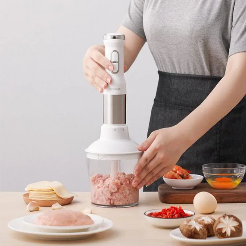 Xiaomi Ocooker Электрический Миксер ручной кухонный блендер уничтожитель овощей соковыжималка электрическая Кухня Еда процессорный микшер блендер