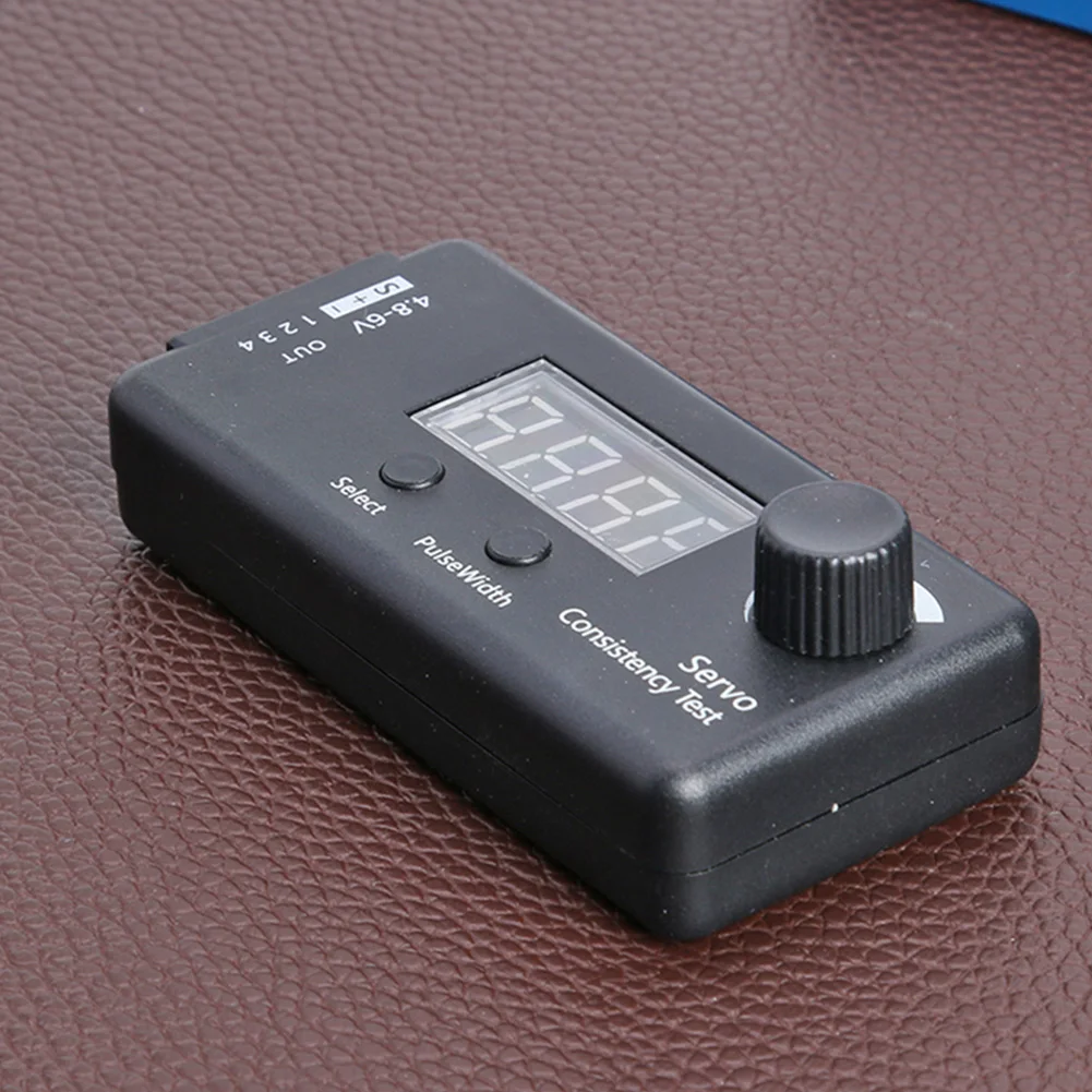 

Parts Tool Adjustable 3 Modes ESC Consistency High Performance Digital Servo Tester Mini For RC Helicopter PPM Signal DC 4.8-6V