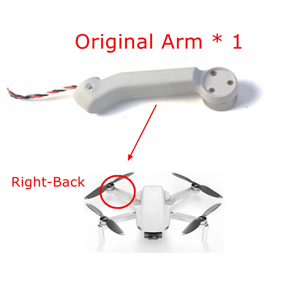 Оригинальные новые запасные части для ремонта DJI Mavic Mini Motor Arm аксессуары