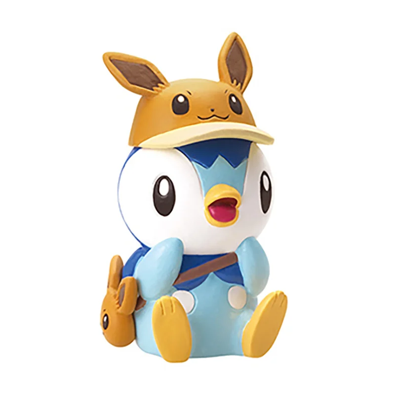 6 шт./компл. веер косплея Пикачу Eevee Kong Idiot Psyduck коллекция украшение фигурка капсула