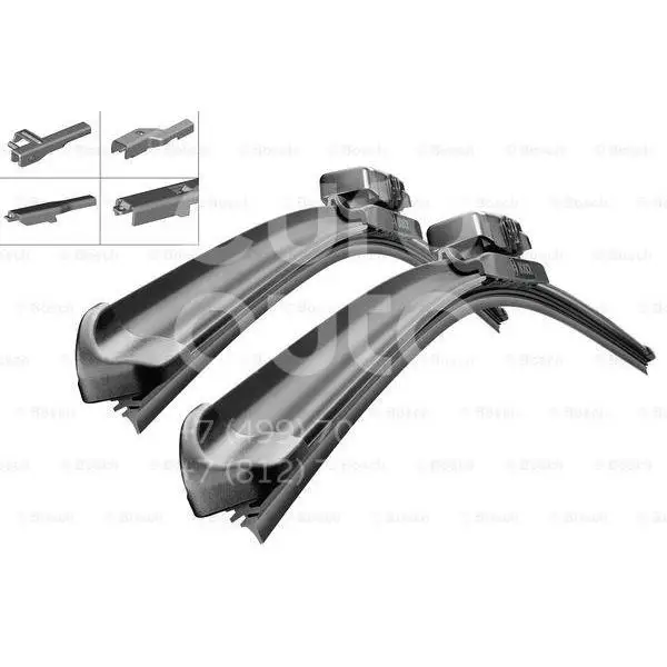 BOSCH Щетки стеклоочистителя(к-кт) 3397014123 Бескаркасные, 550/450