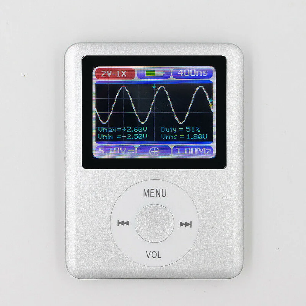 

1pc FNIRSI-DSO 168 Digital Oscilloscope Kit AC/DC 20M Bandwidth 100MSa/S Handheld Portable 73*55*10mm