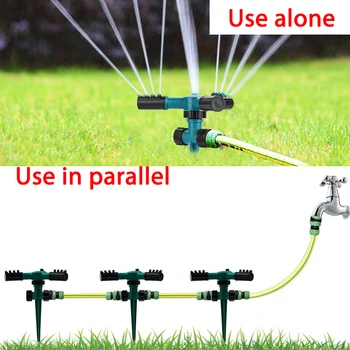 

Lawn Sprinkler Automatic 360 Rotating Adjustable Garden Water Sprinklers Lawn Irrigation System with Leak-Proof Design