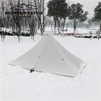 Single Person Ultralight Rodless Pyramid Tent 1