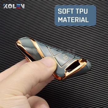 TPU Car Remote Key Case Cover Shell Fob per VW Volkswagen Passat B8 Tiguan Magotan Golf per Skoda Kodiaq Superb A7 accessori - TPU Car Remote Key Case Cover Shell Fob per VW Volkswagen Passat B8 Tiguan Magotan