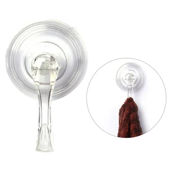 

2PCS Suction Cup Hooks Vacuum Shower Suction Hook Holder Traceless for Wall Glass Window Plastic Hooks Bathroom Organizers