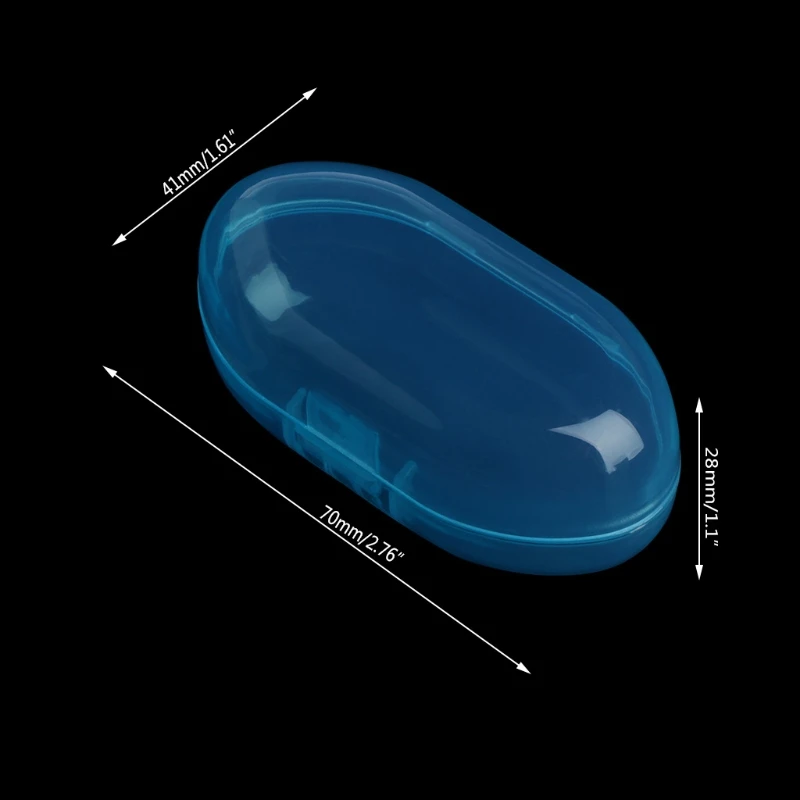 Портативный для малышей палец зубная щетка Чехол Держатель Коробка Для Хранения Прозрачный Путешествия 72XC