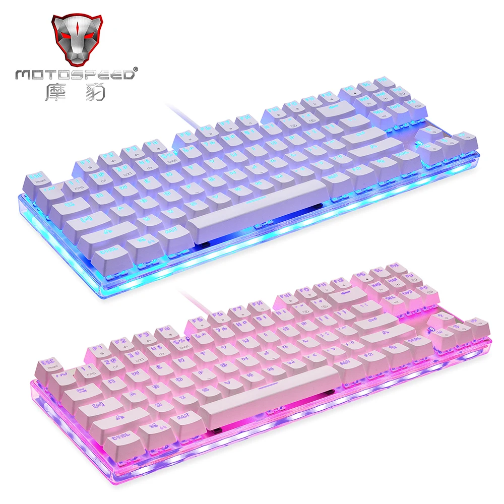MOTOSPEED K87S Механическая игровая клавиатура USB Проводная настраиваемый