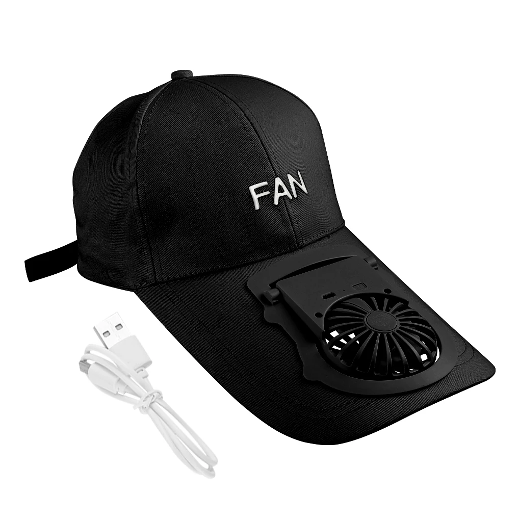 Hat Fan Sun Visor Sports Cooling Peaked 