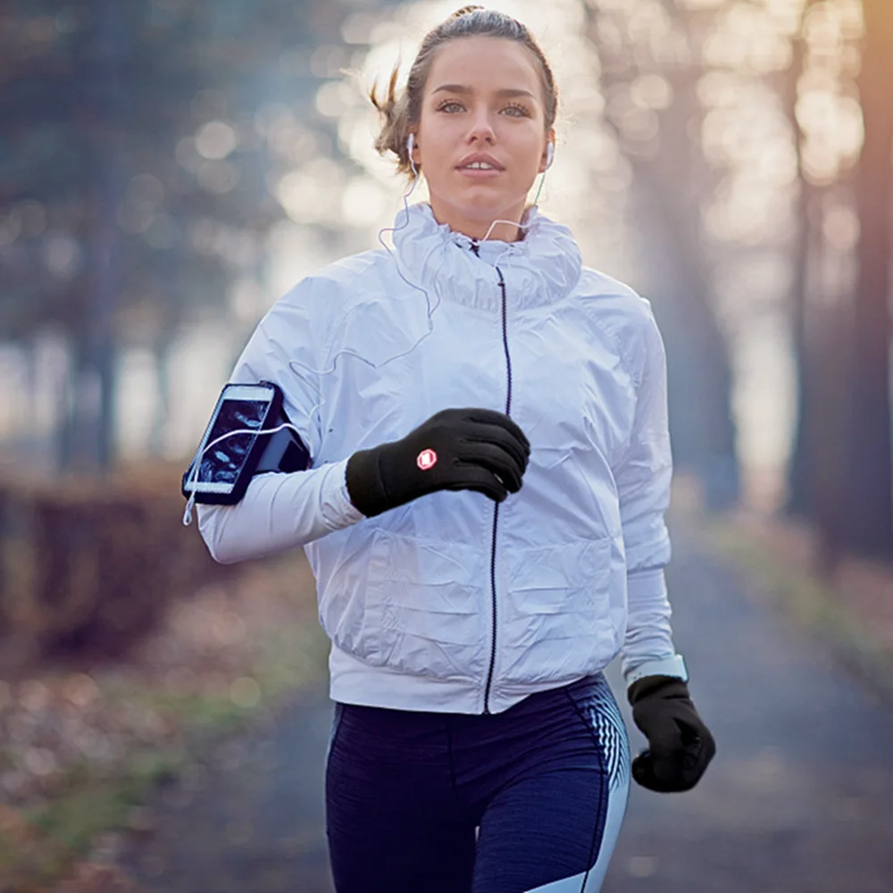 Зимняя спортивная дышащая перчатка для занятий спортом на открытом воздухе, Теплые Перчатки для фитнеса с сенсорным экраном, перчатки для мужчин и женщин, вязаные волшебные перчатки