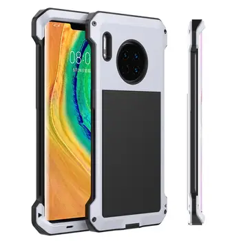 

Heavy Duty Protection Doom armor Metal Aluminum phone Case for Huawei Mate 30 Pro Cases Shockproof Dustproof Cover