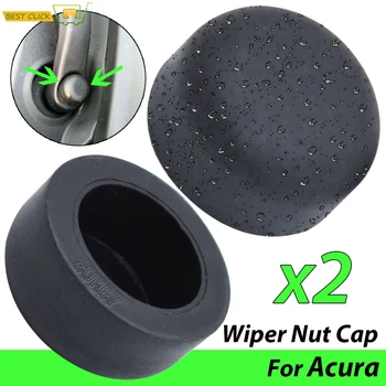 

2pcs Windscreen Wiper Arm Head Nut Cap Bolt Screw Rubber Mounting Covers For Acura MDX RLX TLX ILX TSX RDX RL 2005-2017