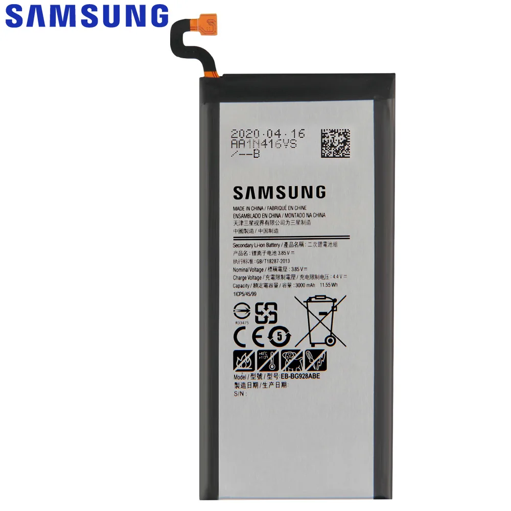 Оригинальная сменная батарея для Samsung GALAXY S6 edge Plus G9280 G928F G928V S6edge + Φ|300 mah battery|battery 300