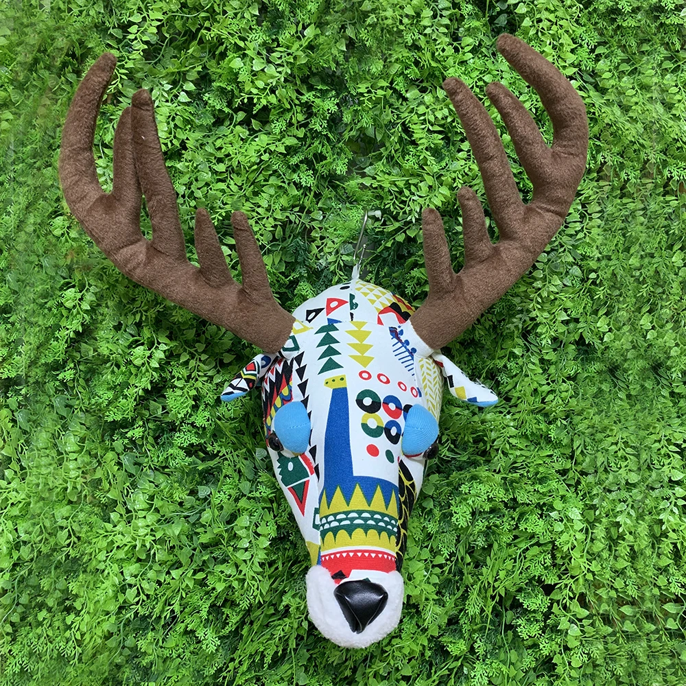 2020 Wholesale Ins Style Stuffed Animal Abstract Elk Horse Head For