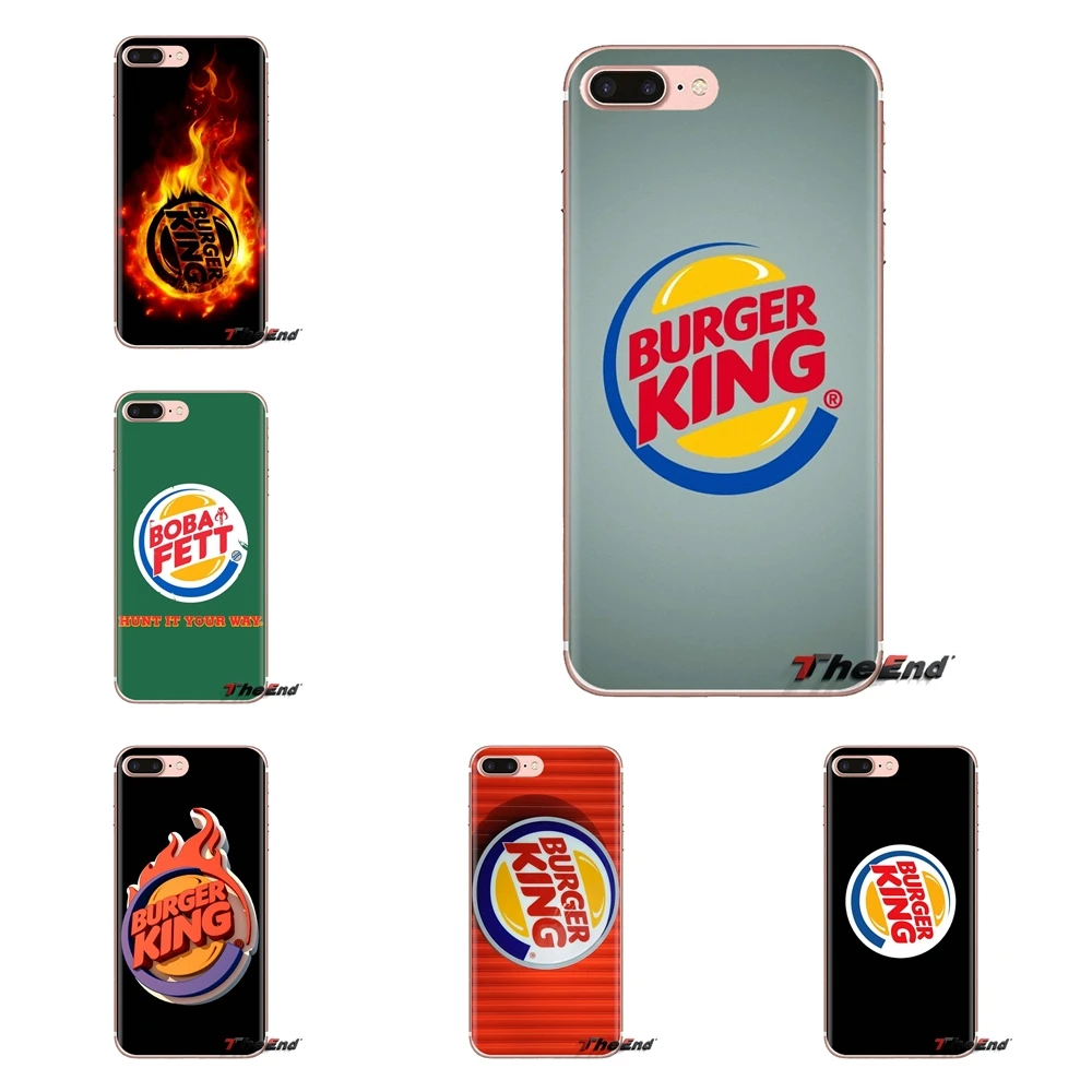 Soft Silicone Case burger king burgerking Logo For HTC One U11 U12 X9 M7 M8 A9 M9 M10 E9 Plus Desire 630 530 626 628 816 820 830 |