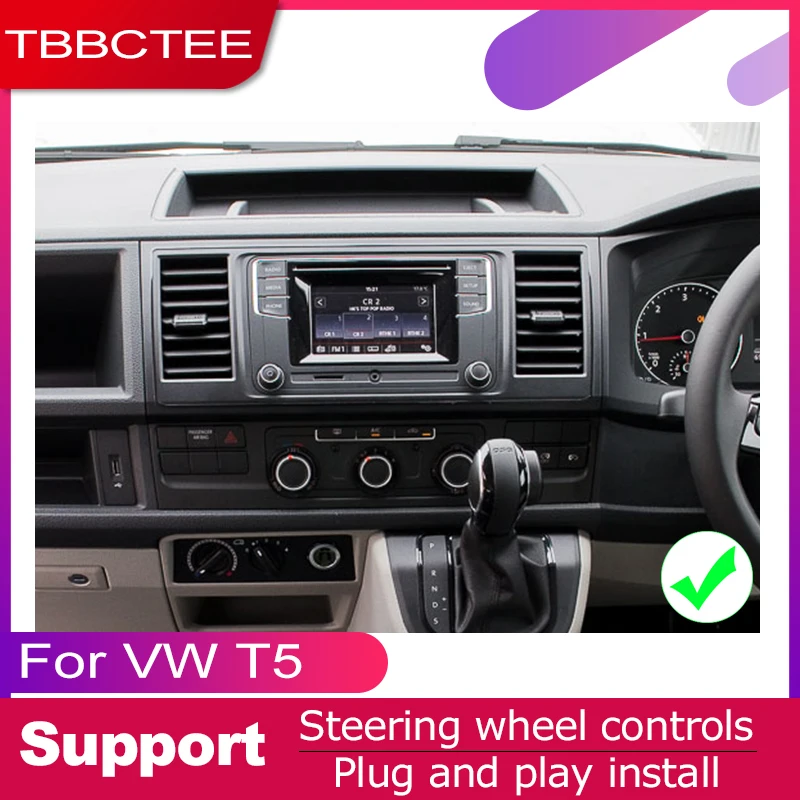 Clearance TBBCTEE For Volkswagen VW T5 2003~2005  Car Android Multimedia System 2 DIN Auto DVD Player GPS Navi Navigation Radio Audio WiFi 5
