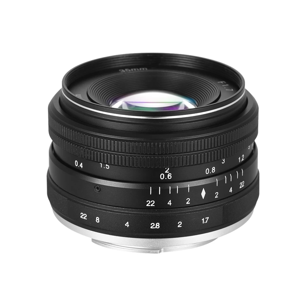 35 мм F1.7 Большая диафрагма ручной фиксированный объектив для Sony E Mount цифровые