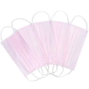 

10/20/50/100Pcs Mouth Masks Disposable Black Cotton Mouth Face Mask Earloop Activated