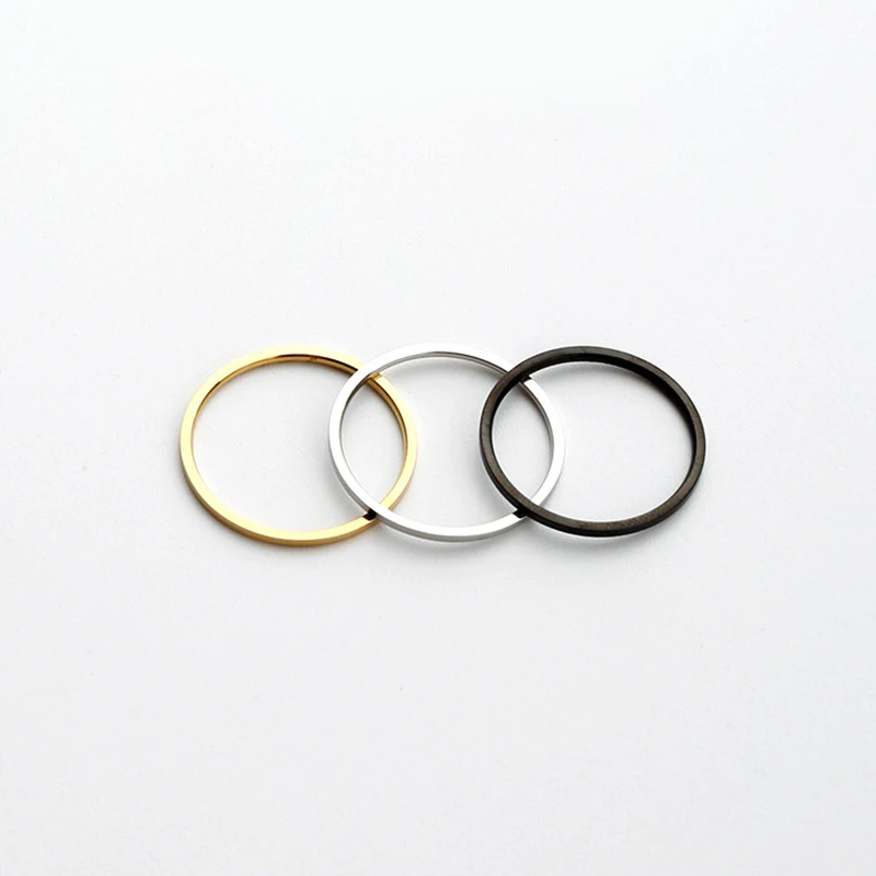 1MM Thin Titanium Steel Couple Rings Simple Fashion Finger Ring for Women and Men Wedding Jewelry Mens gifts wedding rings couple rings finger rings jewelry rings ring jewelry