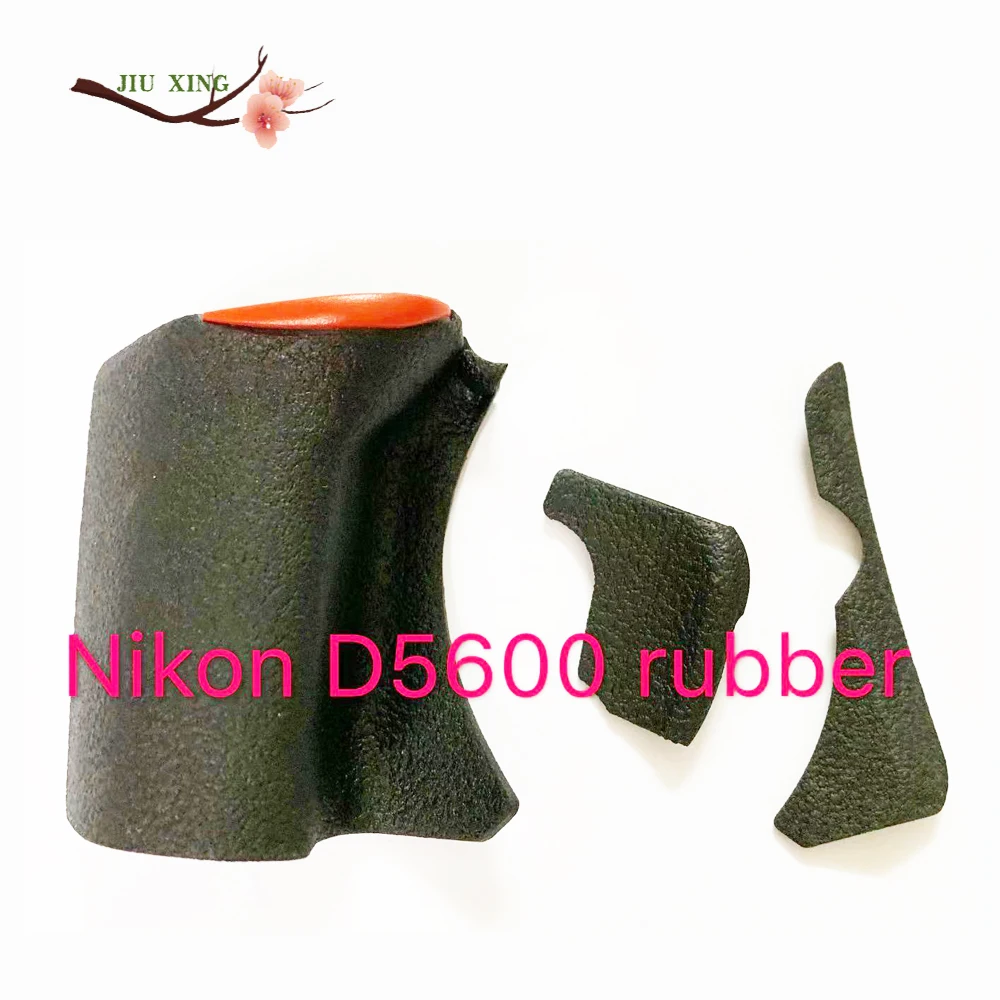 

New Original Repair Parts For Nikon D5600 Front Handle Grip Rubber Cover / Side Rubber / Thumb Rubber 3 pieces