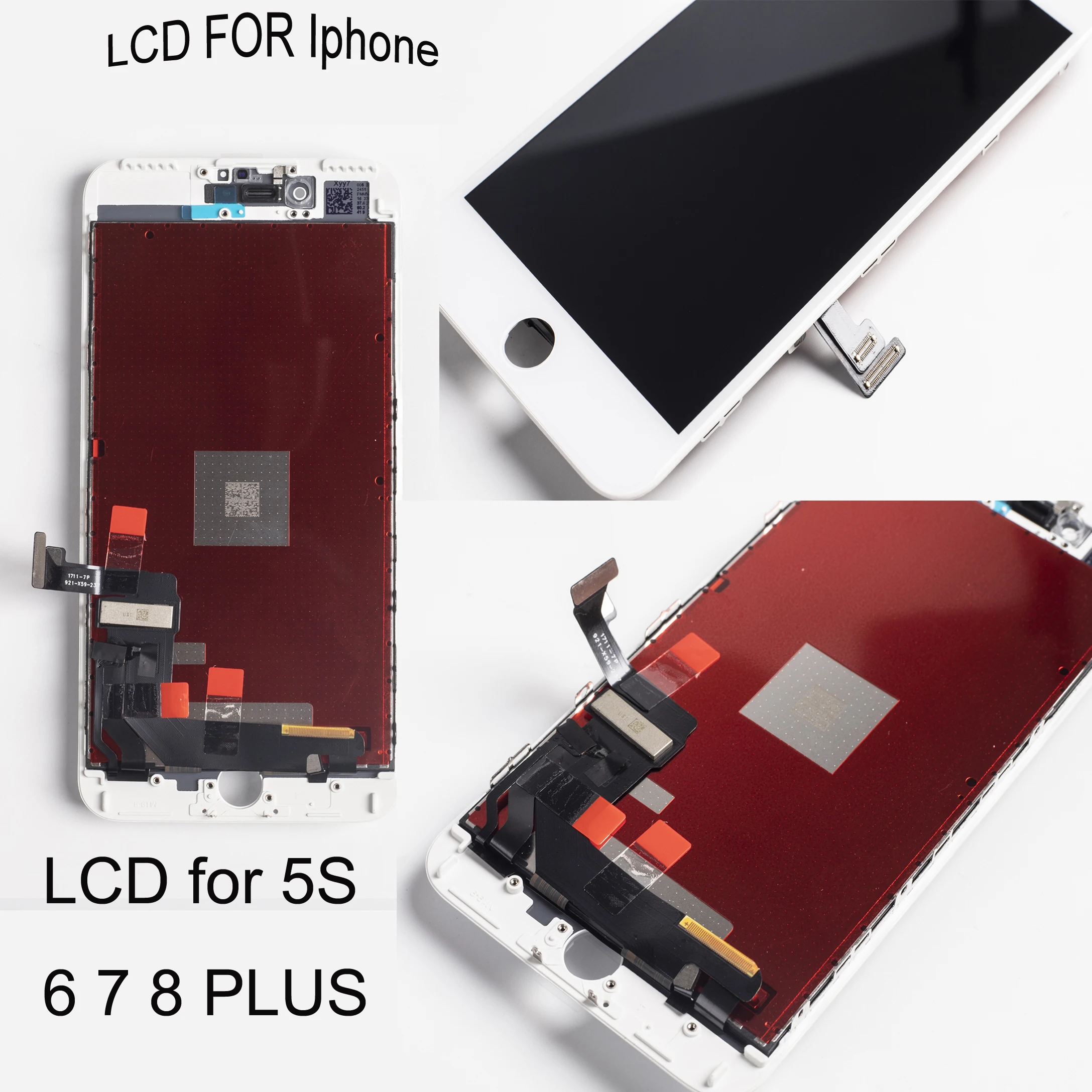 

LCD for iPhone 5S 6 7S PLUS Assemble lcds 3D Force replacement part Display Touch Screen Digitizer iphone 6s 7 8P LCDs