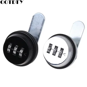 

3-Digit Combination Mailbox Lock 7/8" Rotary Tongue Cam Lock for Cabinet Drawer