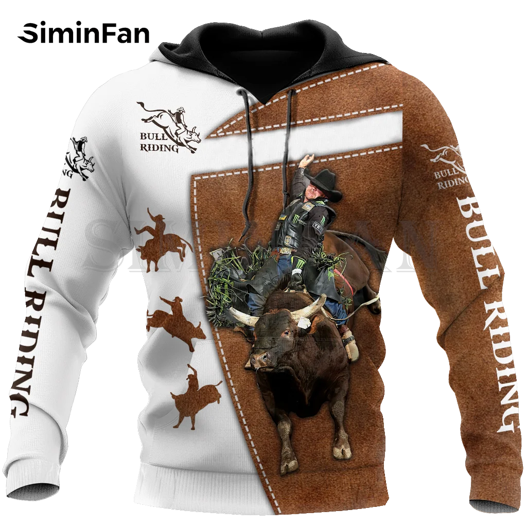 

Bull Riding Rider Mens 3D All Over Printed Hoodies Unisex Casual Sweatshirts Harajuku Pullover Women Tracksuits Coat Jackets H15