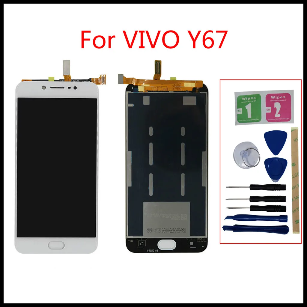 ДЛЯ VIVO Y67 ЖК-дисплей с высоким экраном кодирующий преобразователь сенсорного