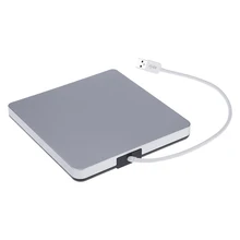 Taşınabilir DVD kaydedici USB 3.0 ultra-ince harici optik sürücü CD-RW DVD-RW yazar sürücü CD/DVD OYNATICI Windows için/Mac OS