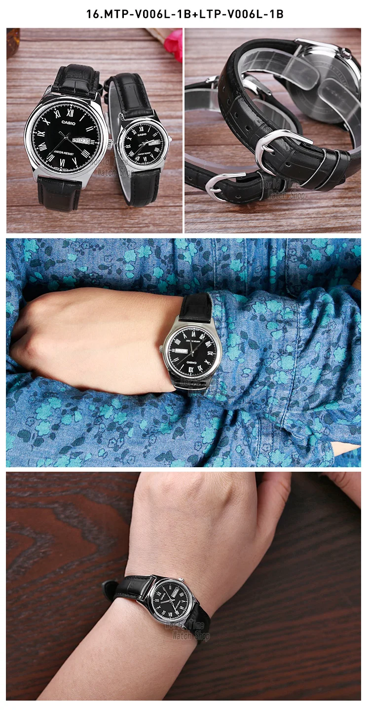 Мужские часы Casio Мужские часы Set Top Brand Роскошные женские часы Кварцевые наручные часы Спортивные мужские часы Водонепроницаемые женские часы Luminous Pair Design Model relogio feminino masculino reloj hombre