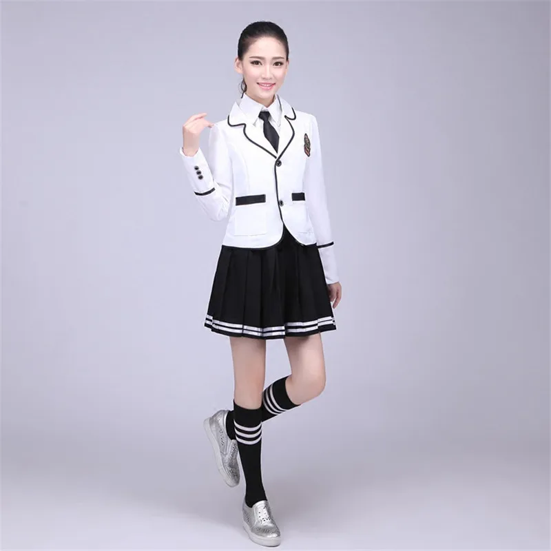 Student Long Sleeve Chorus School Uniform Junior High School Boys and Students Students Japan and South Korea JK Uniform Set